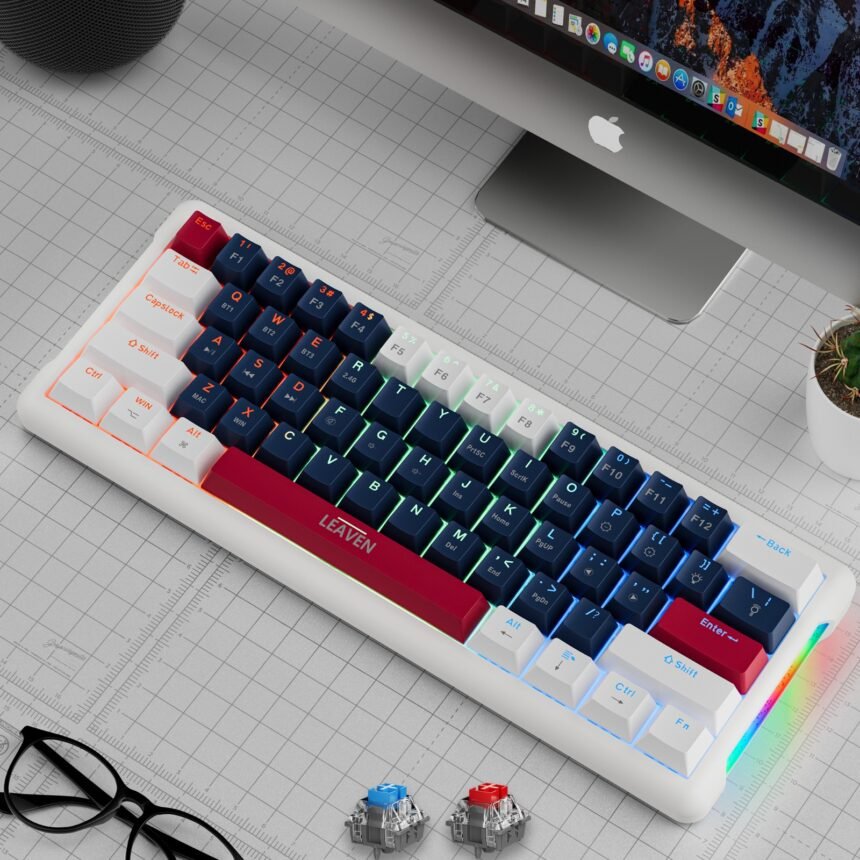 Leaven K Wired Hot Swappable Gaming Mechanical Keyboard Gadget Nova