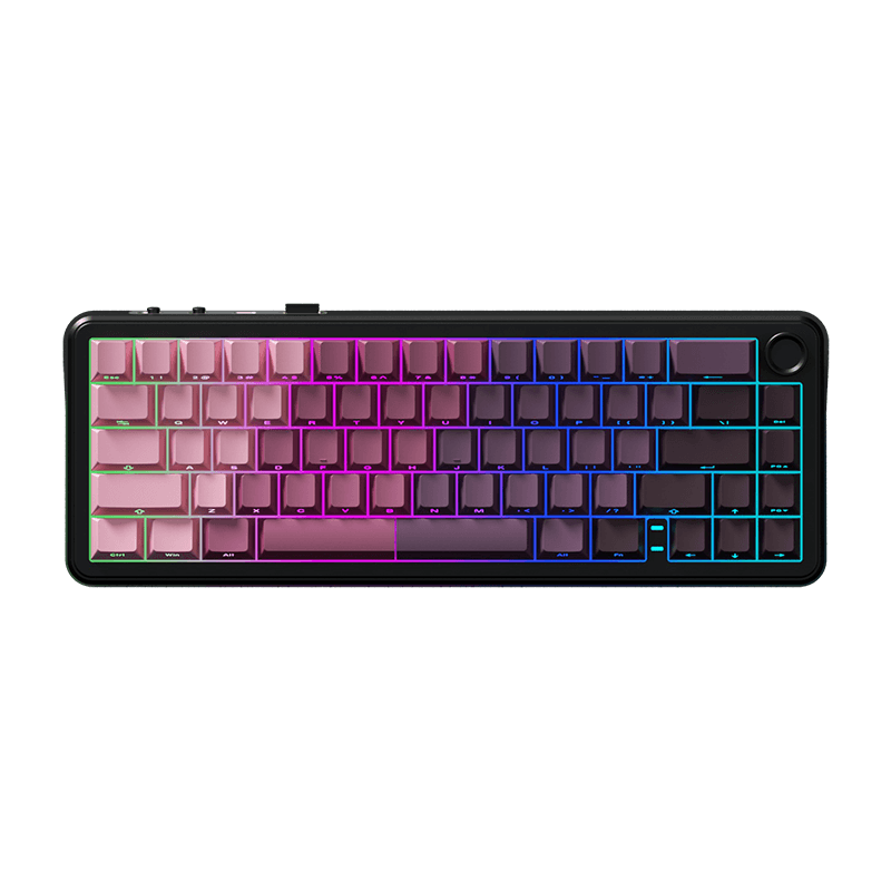 Weikav WK68 Mechanical Keyboard Tri Mode Wireless Keyboard, Blackberry
