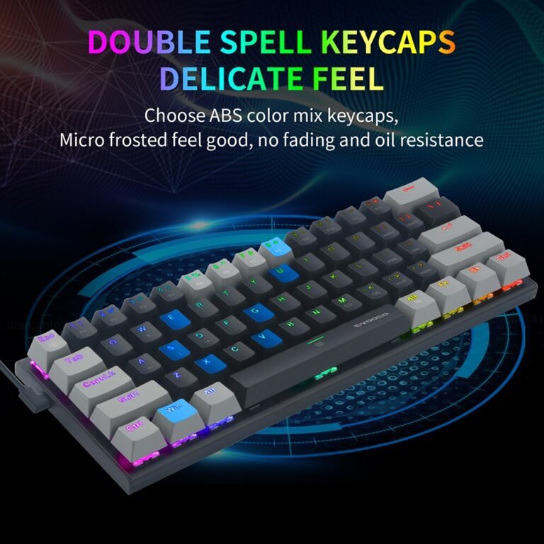 E-yooso Z11 Wired Rgb 61 Keys Mechanical Gaming Keyboard