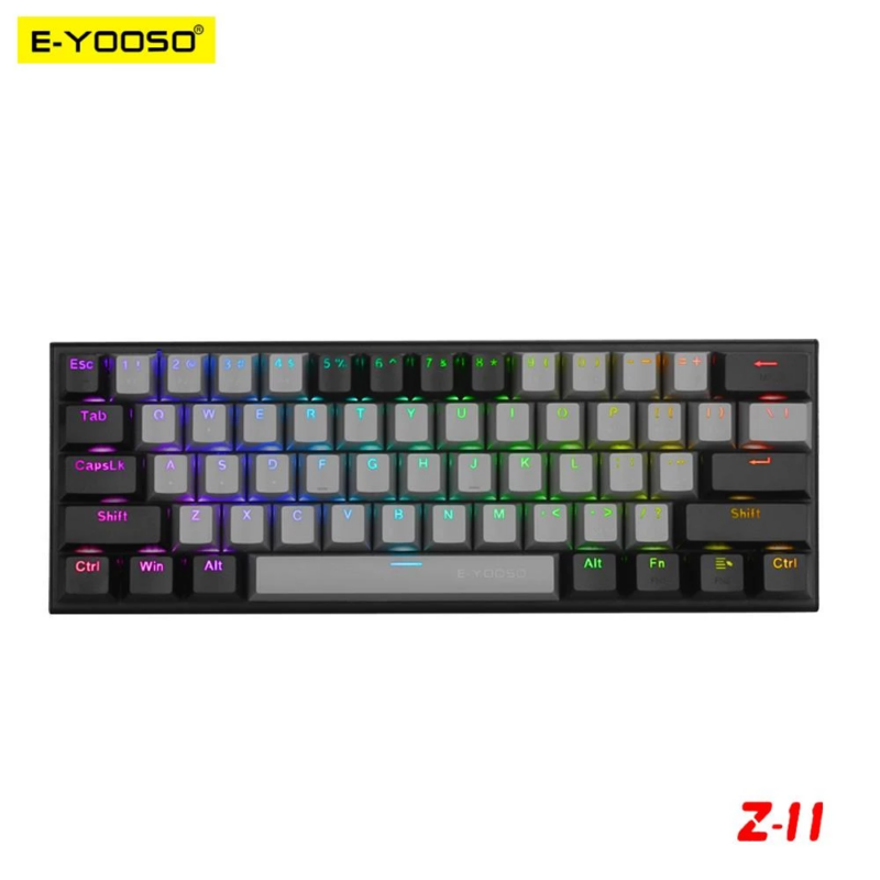 E-YOOSO Z11 Wired RGB 61 Keys Mechanical Gaming Keyboard