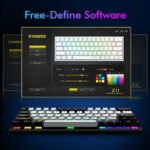 E-YOOSO Z11 Wireless RGB (TRI MODE) 63 Keys Mechanical Gaming Keyboard