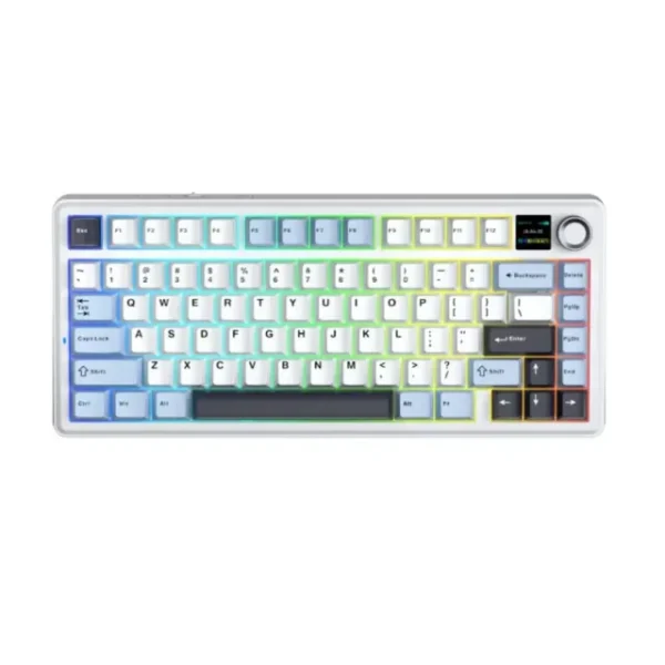 AULA F75 MAX Tri-Mode Wireless Gasket Mechanical Keyboard with TFT Screen and Knob