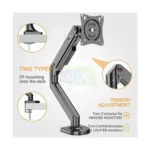 Kaloc KLC-DS200 17-32 Inch Adjustable Single Monitor Arm - Image 2