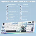 AULA S98 PRO Tri-mode Wireless Gasket Mounted Mechanical Keyboard - Image 2