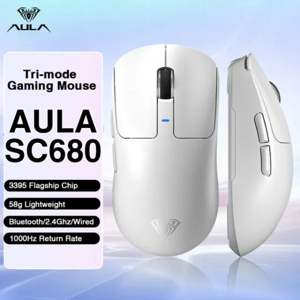Aula SC680 PAW3395 Gaming Mouse