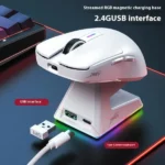 Lingbao M6 Wireless Tri-Mode Wireless Lightweight Gaming Mouse with Charging Dock - Image 3