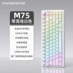 Xinmeng M75 Tri-Mode Wireless Gasket RGB Mechanical Keyboard - Image 4