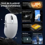 ATTACK SHARK R6 Ultralight 39g Wireless 8K PAW3950MAX Gaming Mouse - Image 5