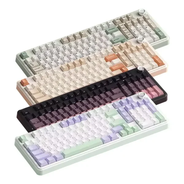 Monka K100 Tri-Mode Gasket Mount Hotswappable Mechanical Keyboard