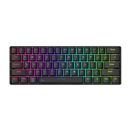 Dareu EK861 TRINITY GTR Blue Switch RGB Tri-Mode Wireless Mechanical Keyboard