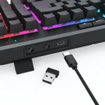 Redragon VARRO PRO K517 Pro RGB Tri-Mode Wireless Gaming Keyboard - Image 5