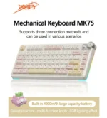 Lingbao MK75 Tri-Mode Wireless RGB Mechanical Keyboard - Image 2