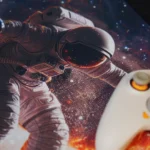 Blisspads BP14 Cosmic Surfer Gaming Mousepad | Hybrid Surface | 4mm Thickness - Image 3