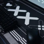 Blisspads BP03 Print Stream (Black) Gaming Mousepad | Hybrid Surface | 4mm Thickness - Image 3