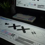 Blisspads BP04 Print Stream (White) Gaming Mousepad | Hybrid Surface | 4mm Thickness - Image 2