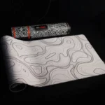Blisspads BP06 Topography (White) Gaming Mousepad | Hybrid Surface | 4mm Thickness