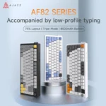 Ajazz AF82 Tri-mode Wireless Membrane Keyboard