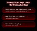 Aula AG60 Aluminum Magnetic Switch Keyboard | 8Khz Polling Rate | 0.1ms Latency - Image 6