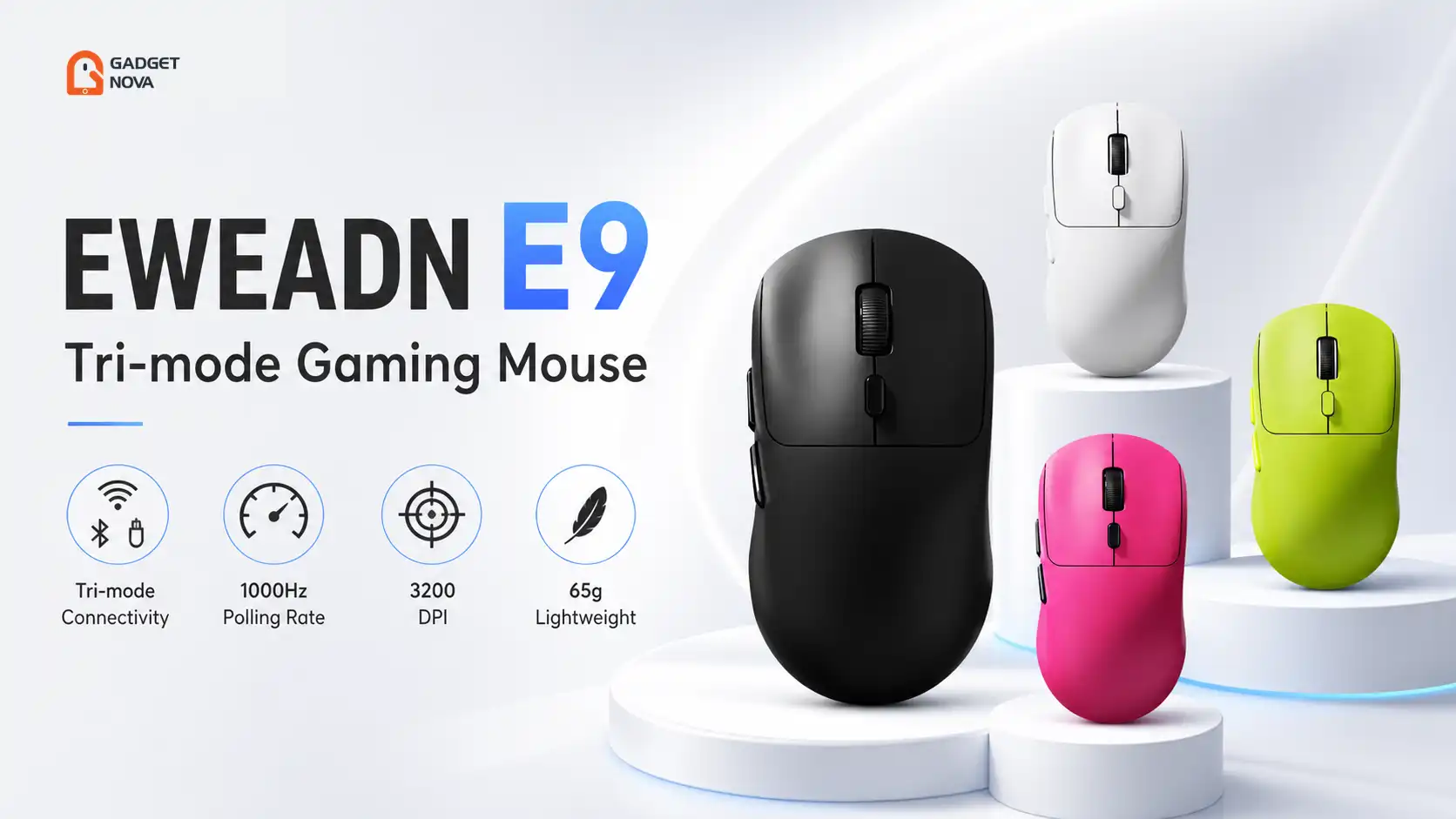 Eweadn E9 Tri mode gaming mouse